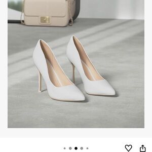 Elegant White Stiletto Heels